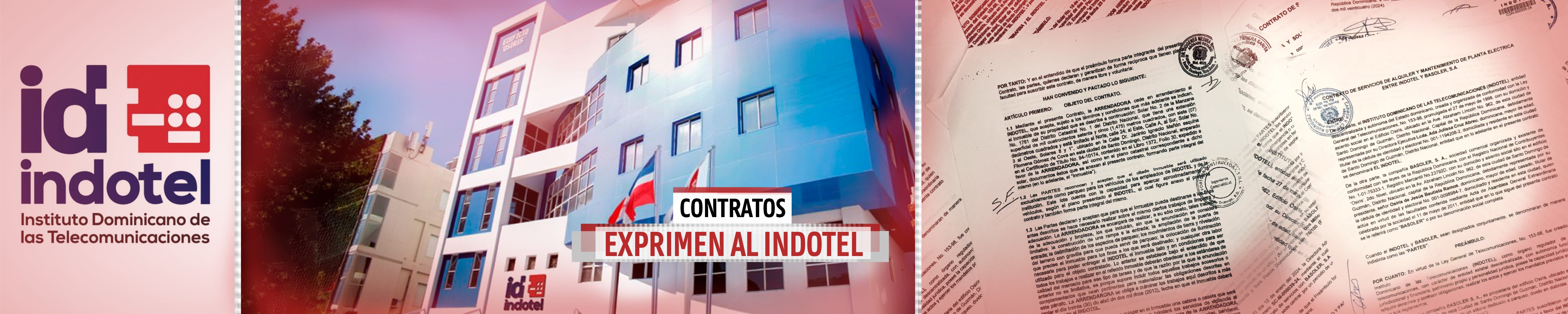 CONTRATOS EXPRIMEN AL INDOTEL