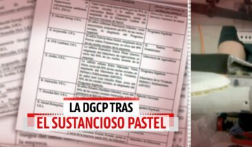 LA DGCP TRAS SUSTANCIOSO PASTEL